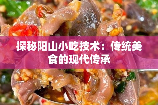 探秘阳山小吃技术：传统美食的现代传承